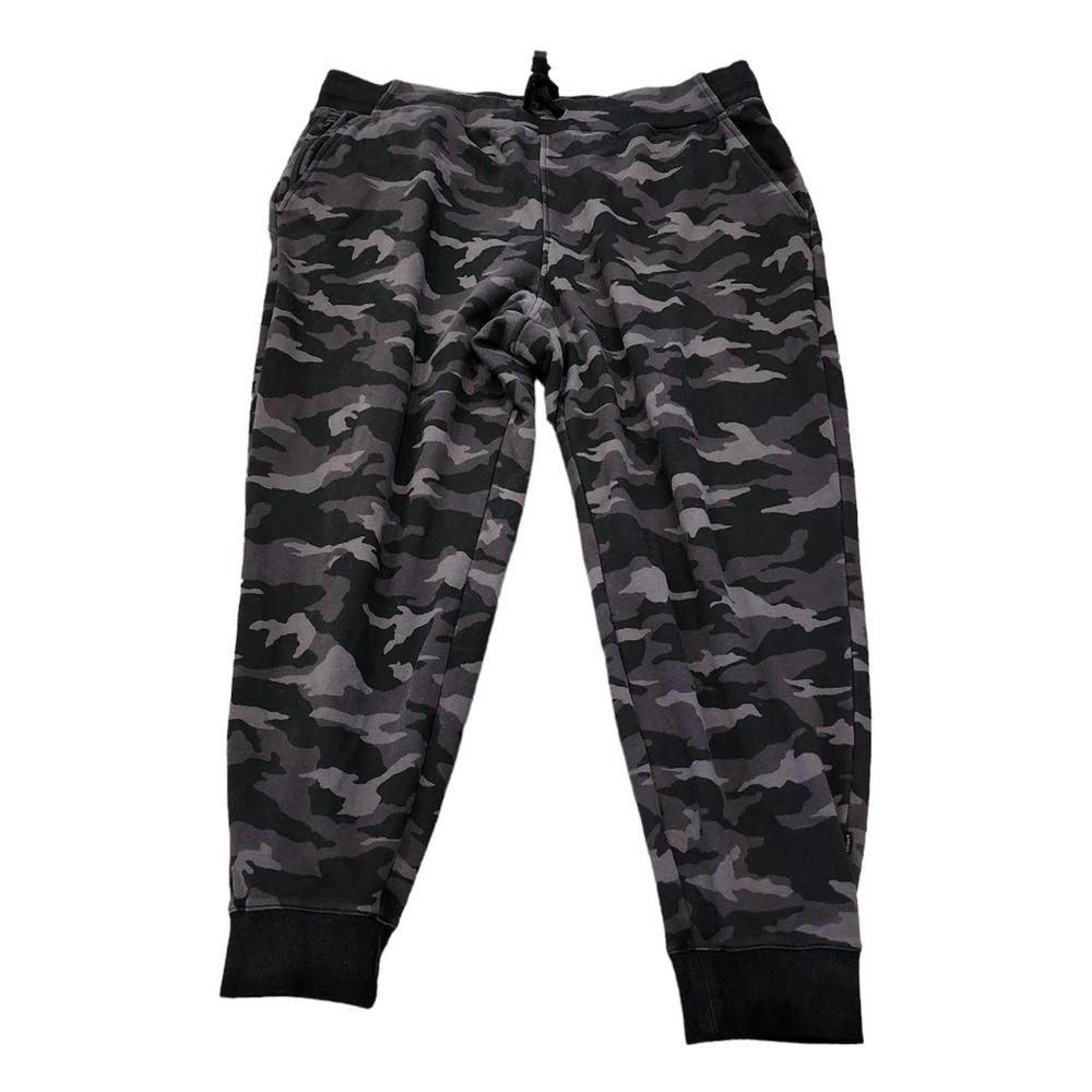 Athleta black camo women's size 2X capri sweatpants